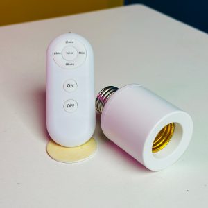 E27 Smart Lamp Holder with Wireless Remote & Timer