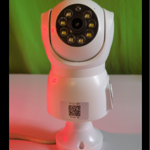 V380-E9-Dual-Lens-Bulb-PTZ-IP-Camera-White-Color